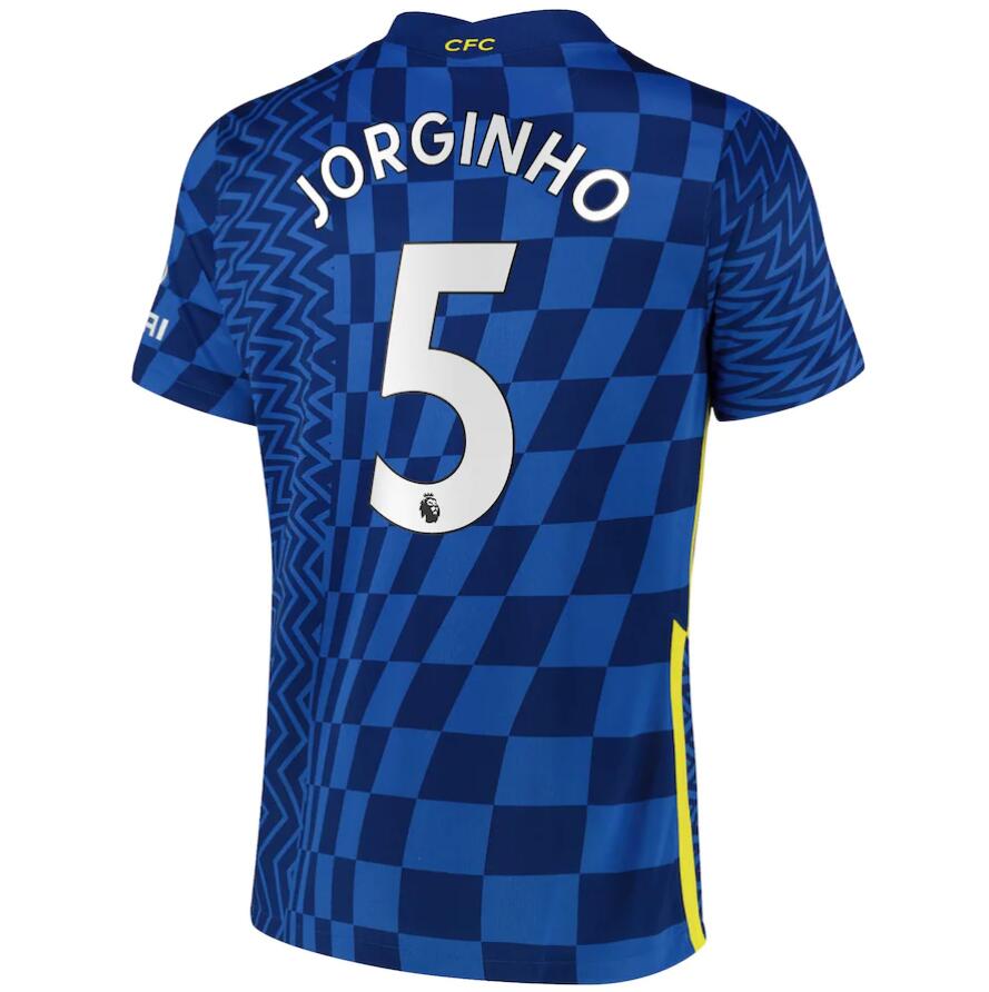 2021/22 Chelsea Home Kit Soccer Jersey Jorginho 5 printing